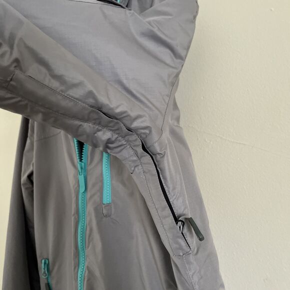 Surfanic Womens Sugar Comet Surftex Insulated Snow Ski Jacket, Gray/Teal- Large - Picture 3 of 12